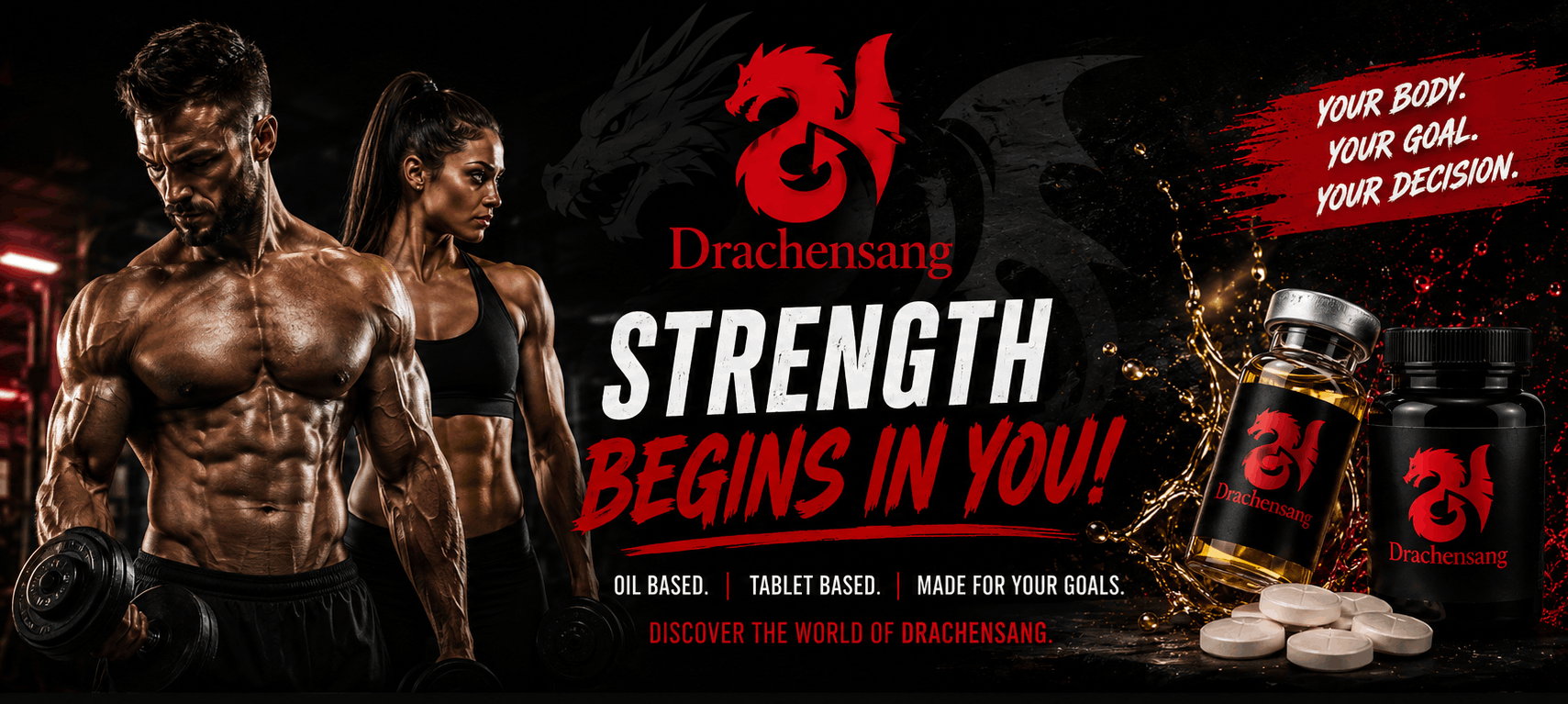 Drachensang Academy Italia – Selezione di compresse high-end ad alto dosaggio e formule iniettabili su base oleosa purissima con purezza testata vicino al 100 percento